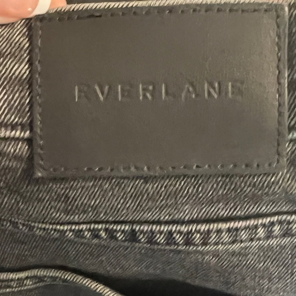 Everlane Dark Denim Mom Jeans - Picture 4 of 5
